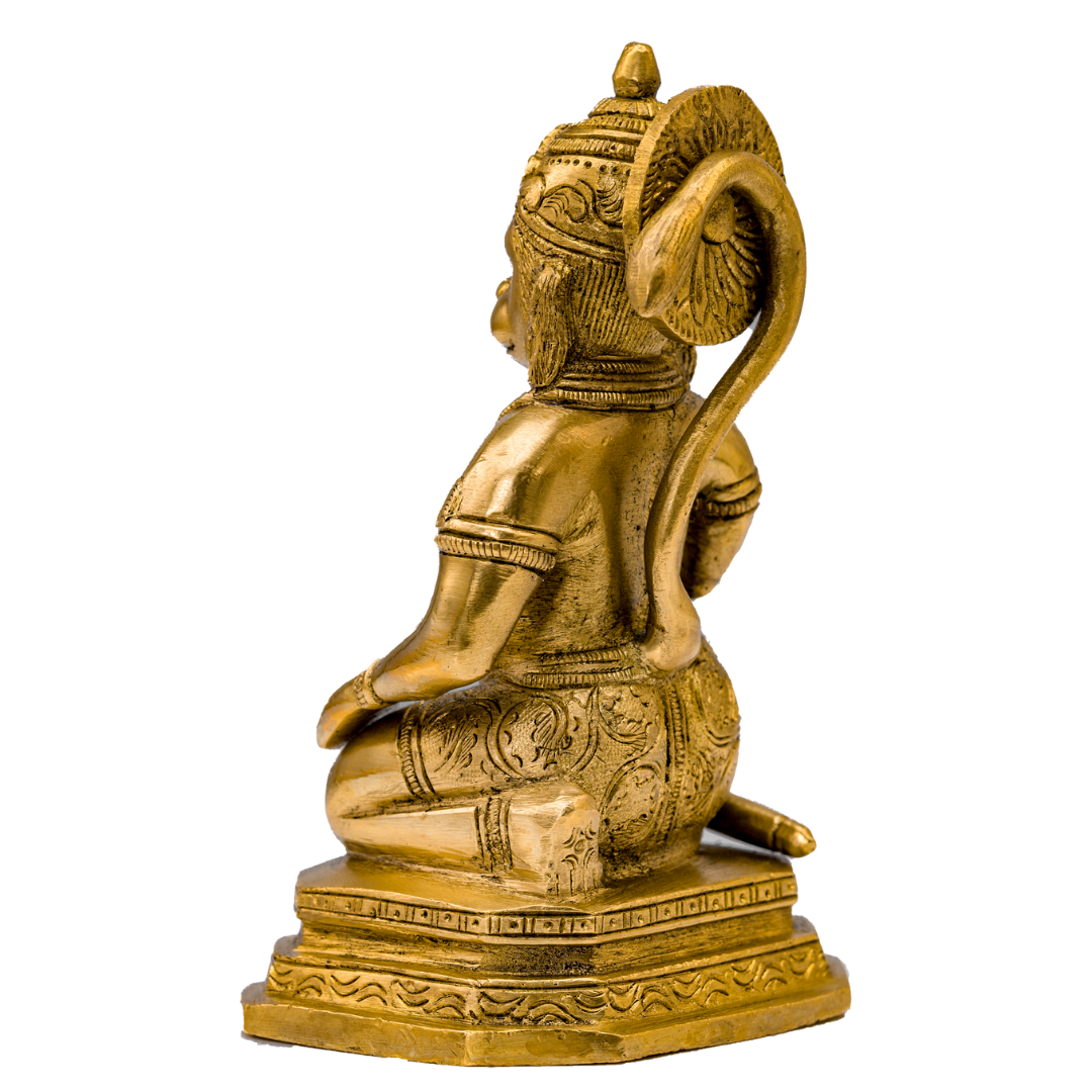 Kneeling Blessing Hanuman Murti - Large