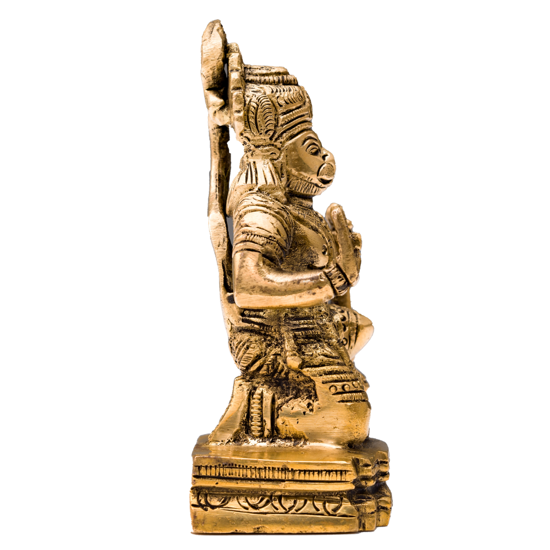 Kneeling Blessing Hanuman Murti - Small