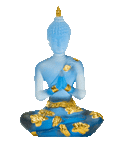 Buddha Blue Murti