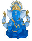 Ganesha Blue Murti