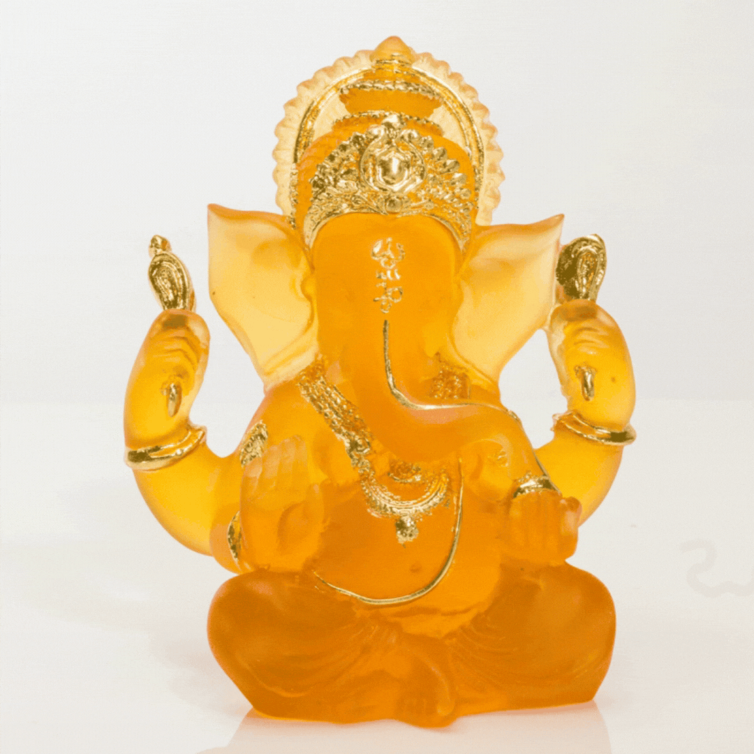 Ganesha Orange Murti