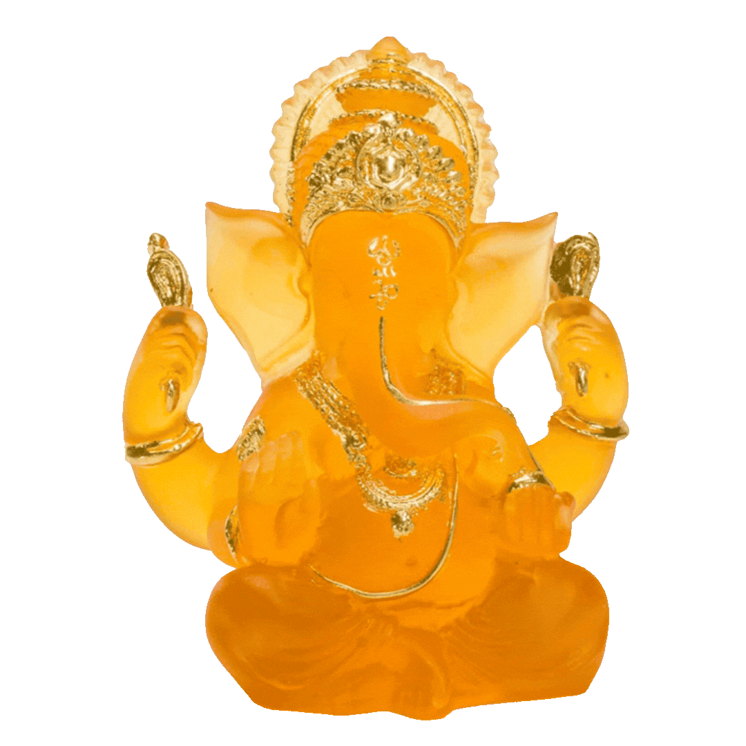Ganesha Orange Murti