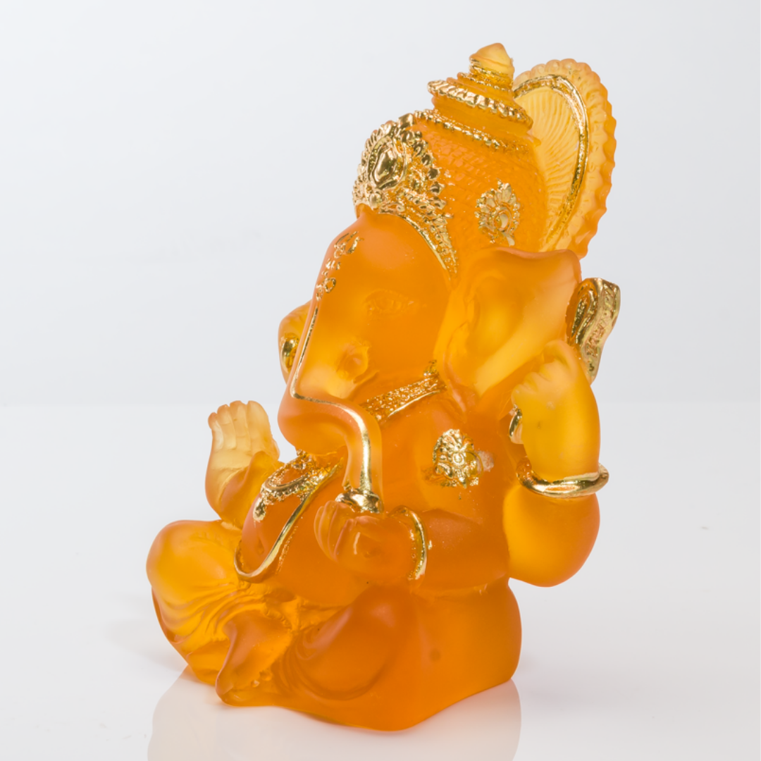 Ganesha Orange Murti