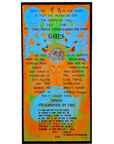 Be Here Now 50th Anniversary Straightening By Fire Poster Dark Mode