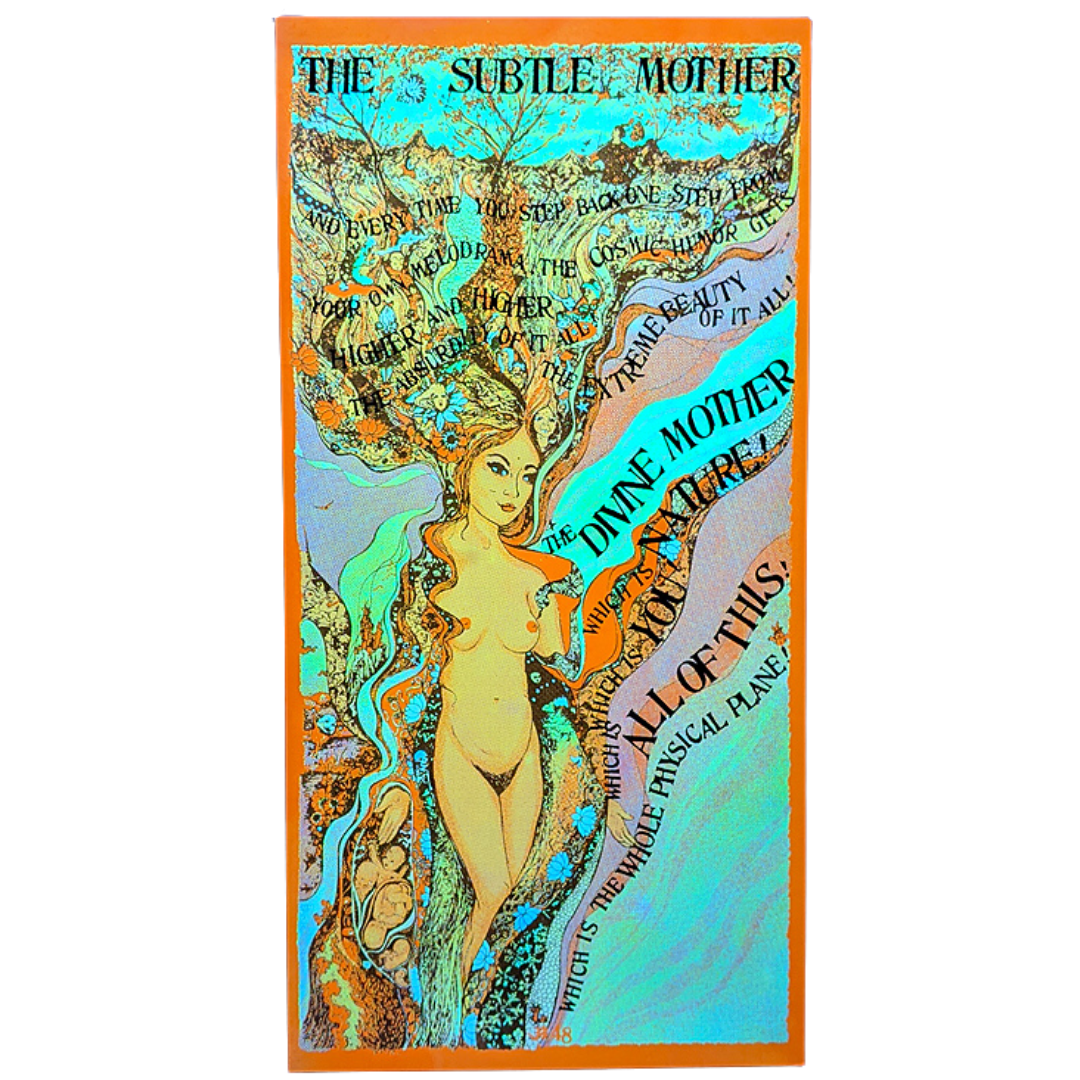 Be Here Now 50th Anniversary The Subtle Mother Poster Dark Mode