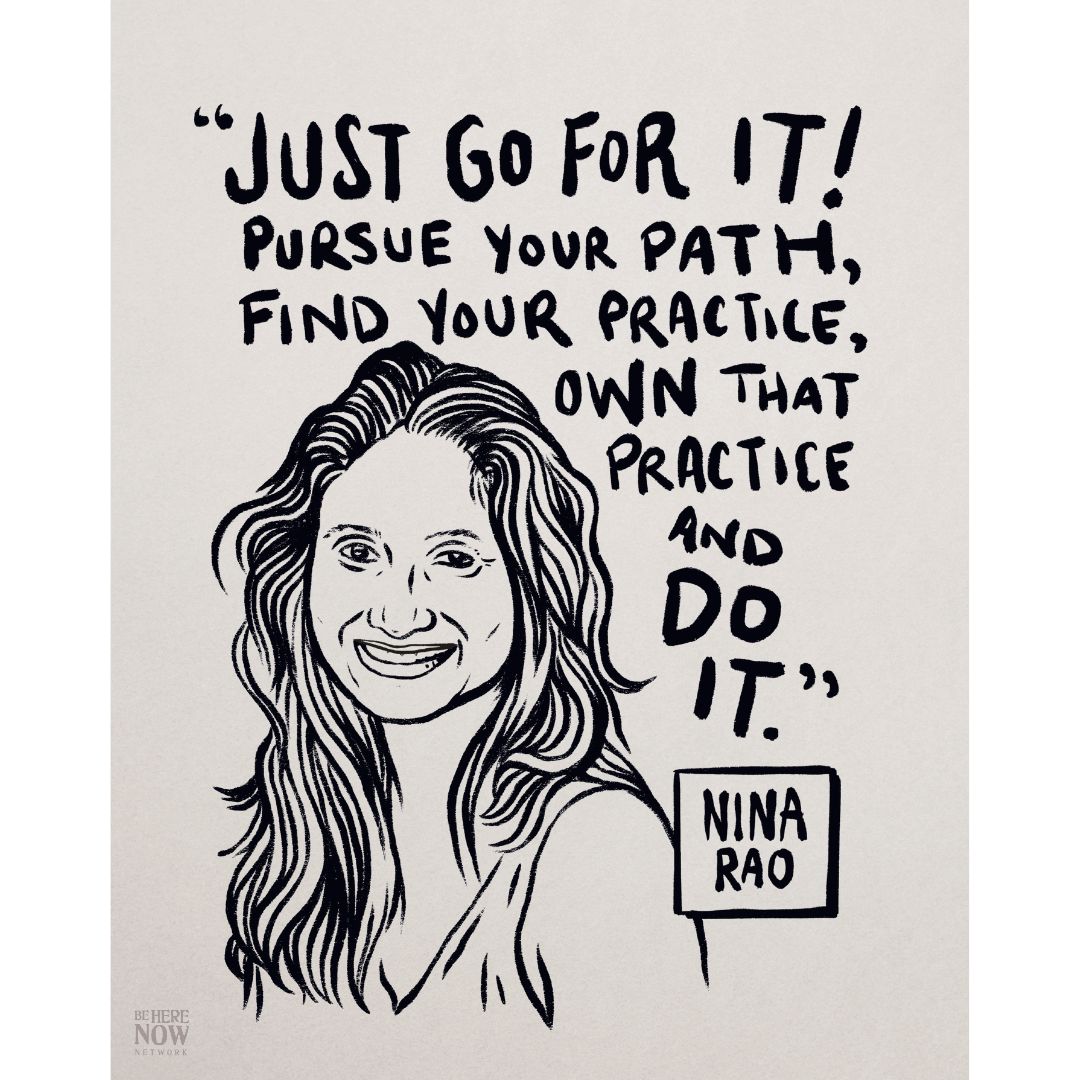 Be Here Now Network Portrait Poster Nina Rao