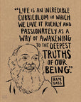 Be Here Now Network Portrait Poster Ram Dass