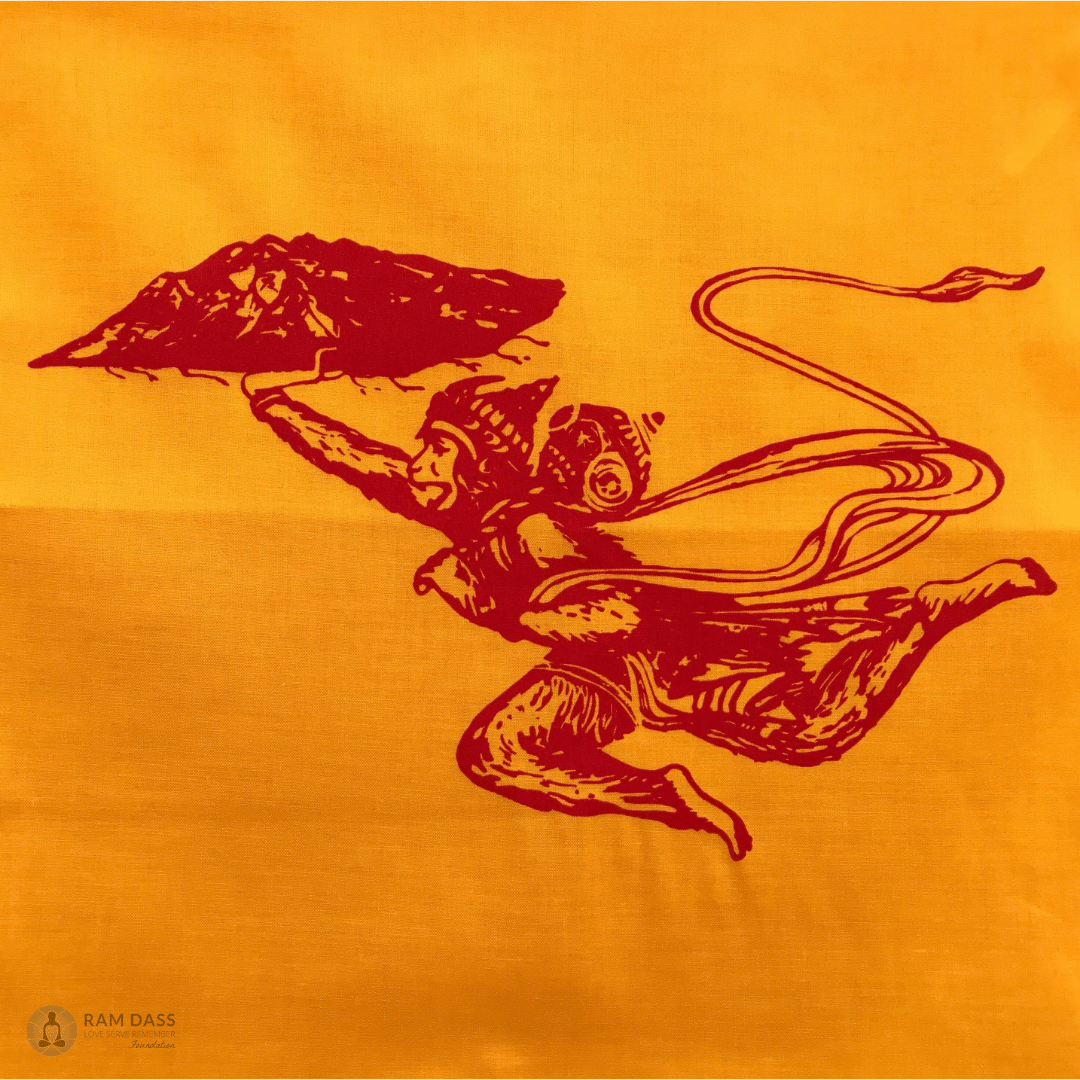 Flying Hanuman Prayer Flag
