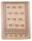 ॐ Buddha Cotton Prayer Shawl Latte