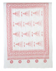 ॐ Buddha Cotton Prayer Shawl Snow