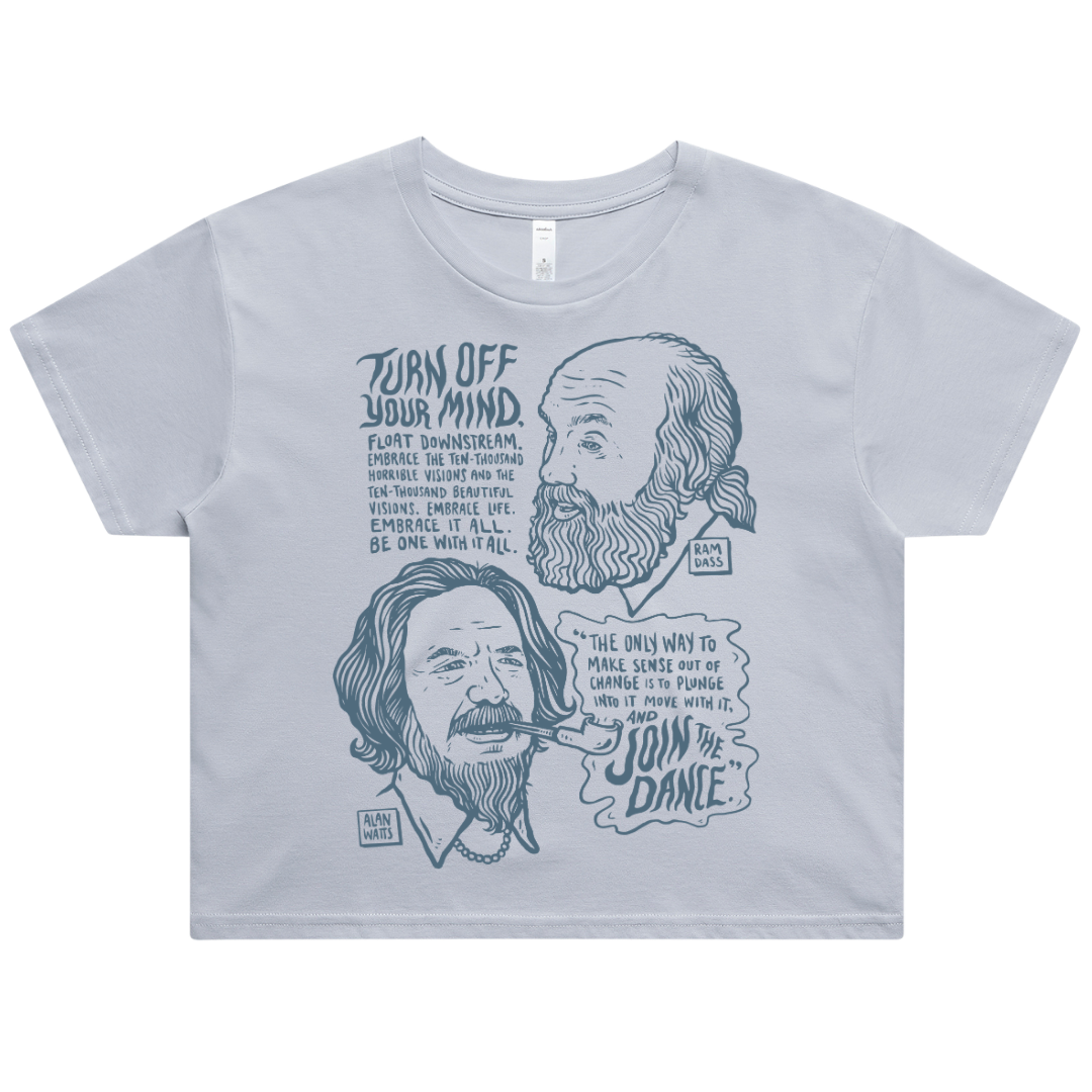 Ram Dass x Alan Watts Crop Tee (Women's)