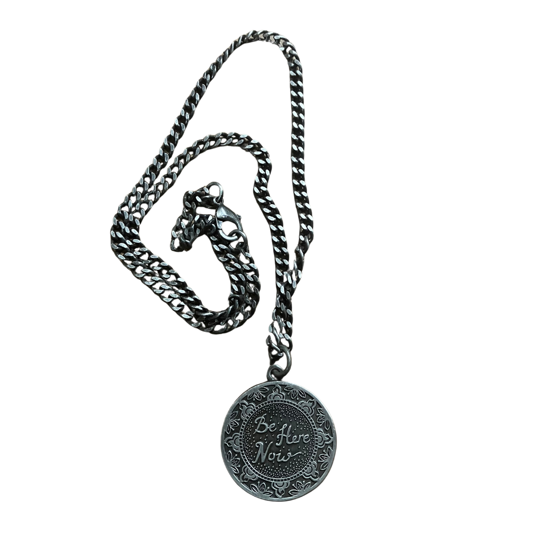 Be Here Now Medallion Necklace