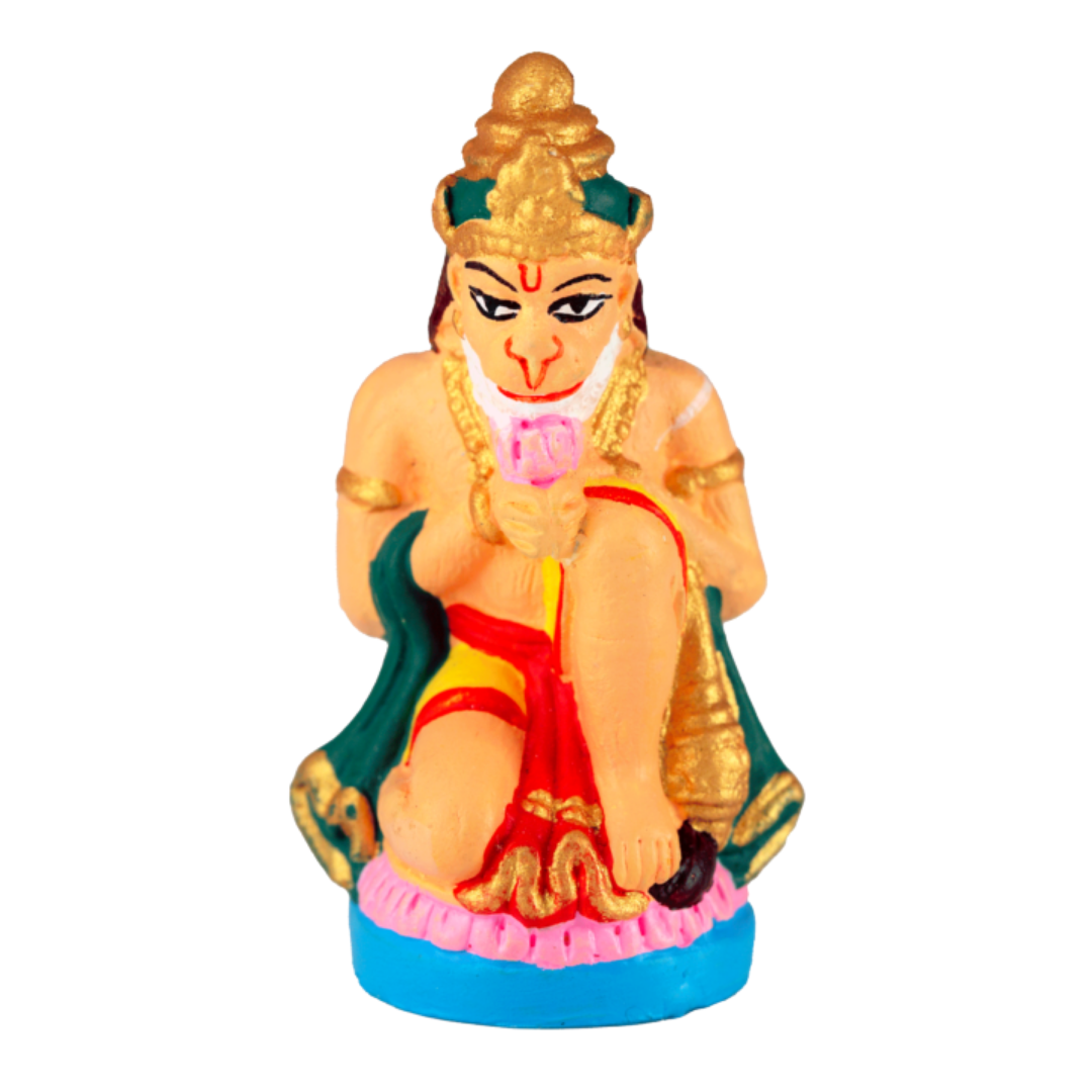 Mini Hanuman Statue (Ceramic)