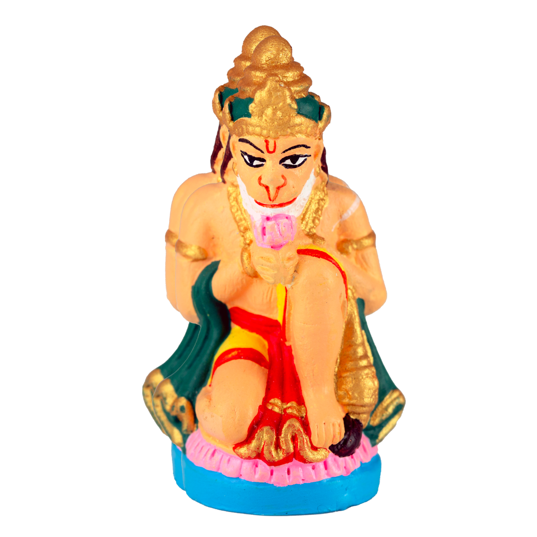 Mini Hanuman Statue (Ceramic)
