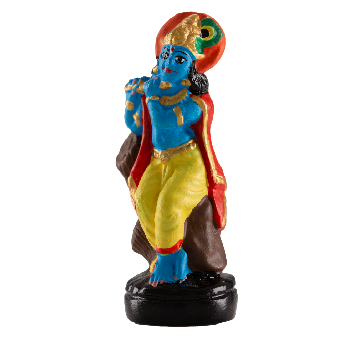Mini Krishna Statue (Ceramic)