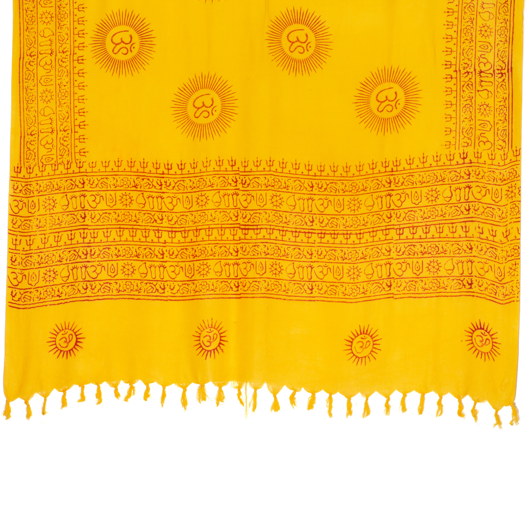 ॐ Shiva Prayer Shawl - Dandelion