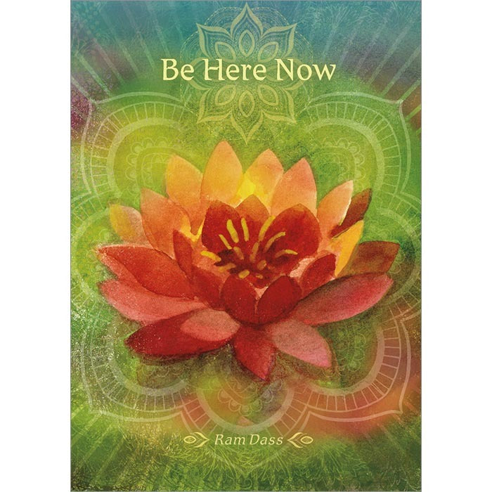 Be Here Now Inspirational Greeting Card (6 Pack)
