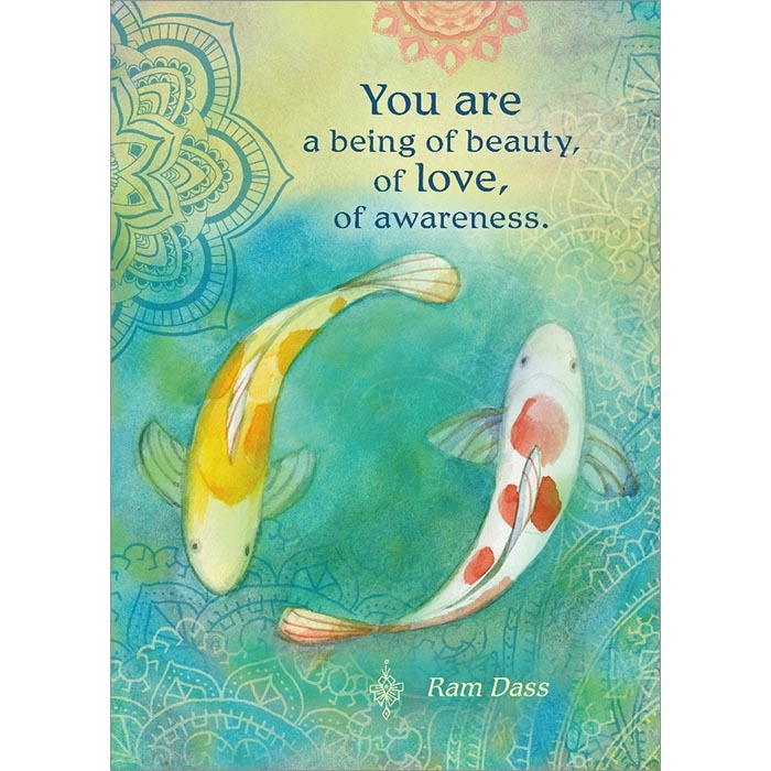You are a being of beauty, of love, of awareness. Encouragement Greeting Card (6 Pack)