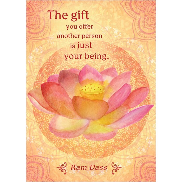 The Gift You Offer. Inspirational Greeting Card (6 Pack)