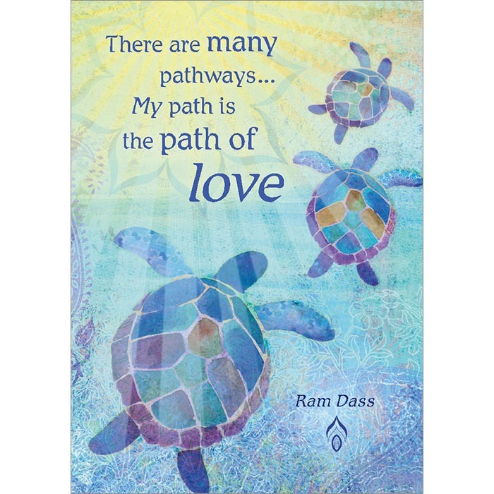 There are many pathways... Encouragement Greeting Card (6 Pack)