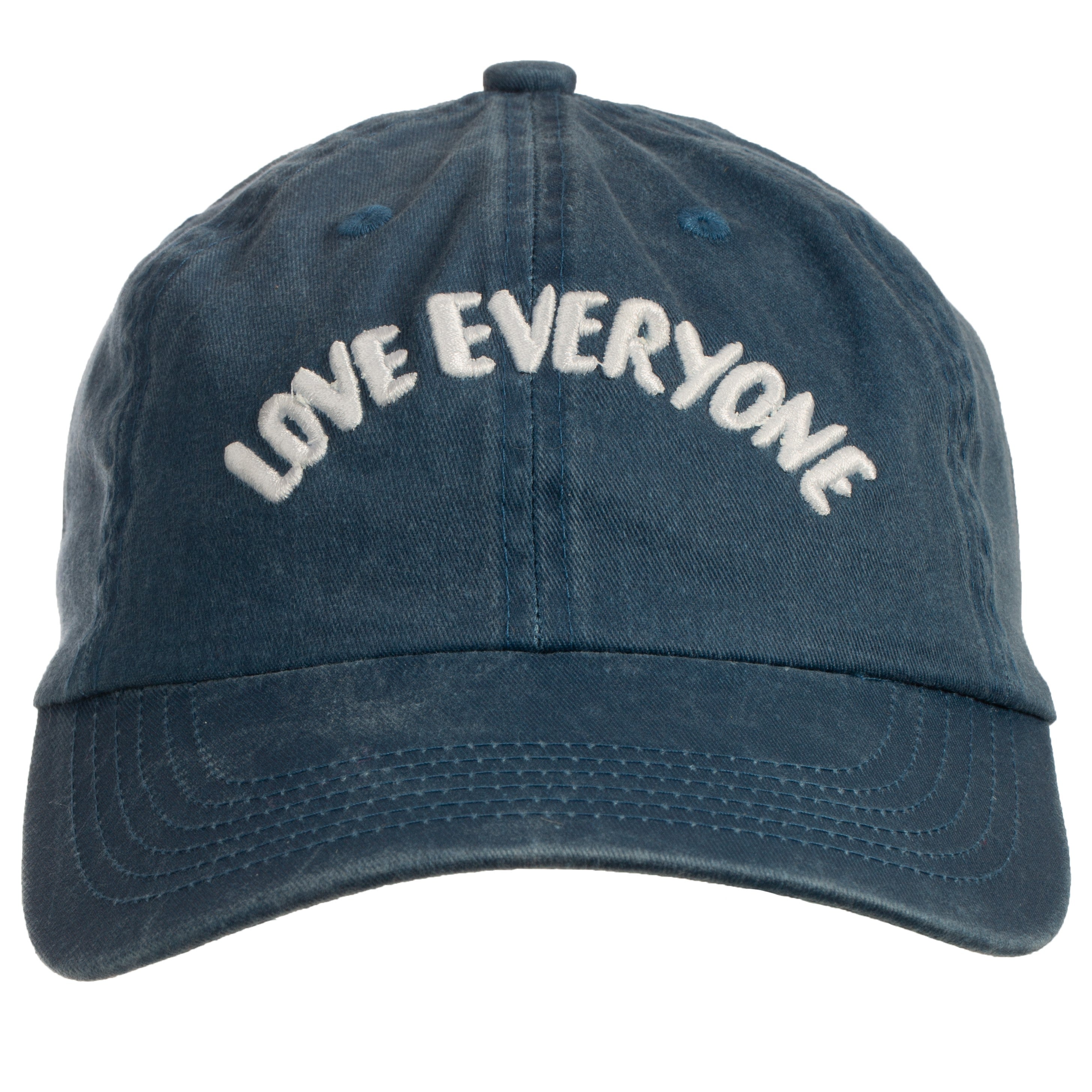 Love Everyone Baseball Cap (Unisex) - Steel Blue