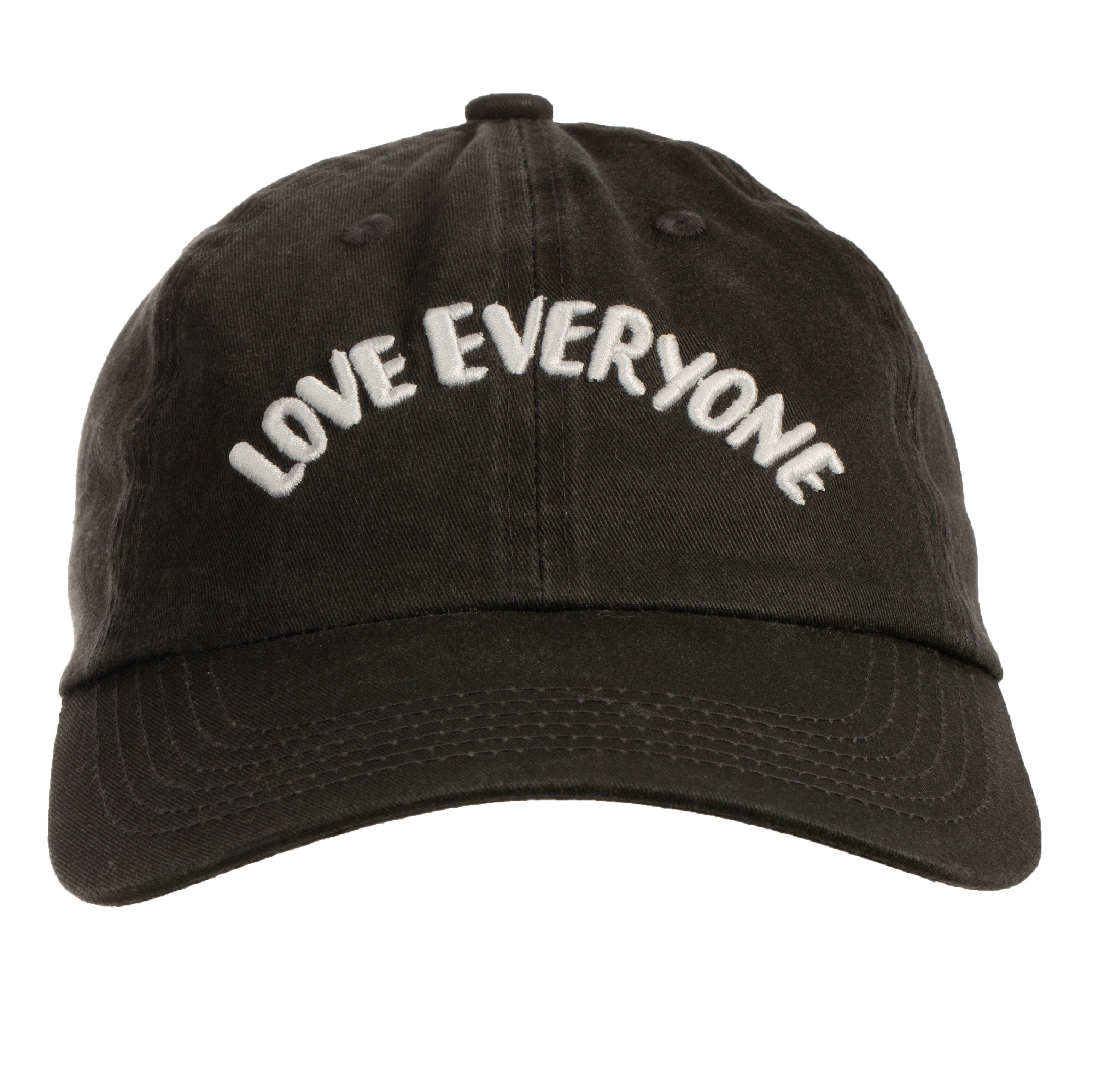 Love Everyone Baseball Cap (Unisex) - Black